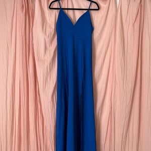 Lulus blue maxi dress